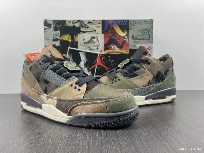 Cheap Retro DO1830-200 Jordan Patchwork Camo Air 3 0408